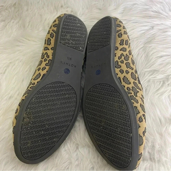 Rothy's Leopard Print Loafers Shoes Size 9.5 - Picture 4 of 7